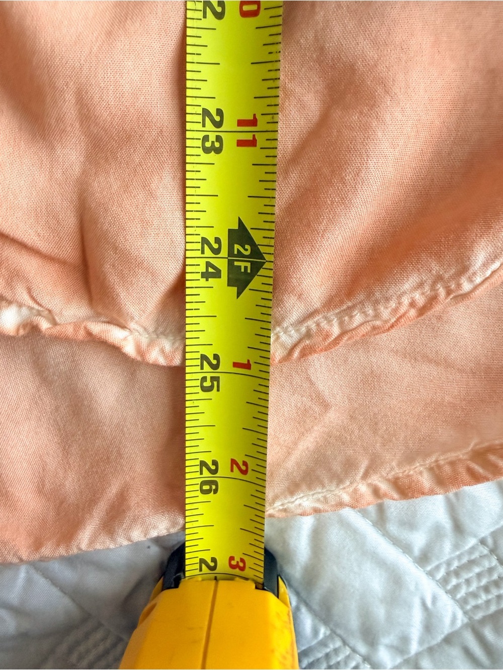 Bll Orange Short Sleeve Button Up Top Size Small Lightweight Summer Top Viscose - Picture 10 of 10